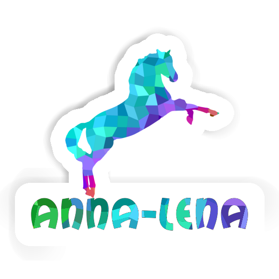 Anna-lena Aufkleber Pferd Notebook Image