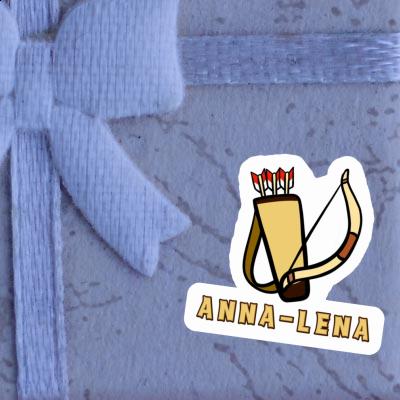 Sticker Anna-lena Arrow Bow Laptop Image