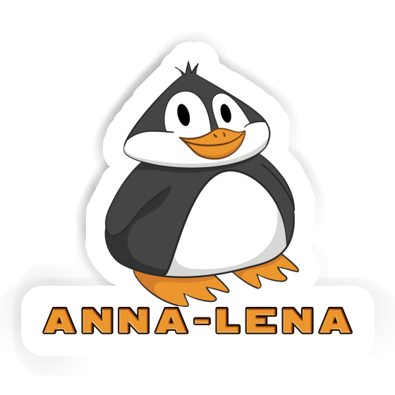Aufkleber Anna-lena Pinguin Laptop Image