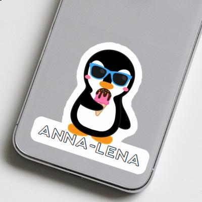 Aufkleber Anna-lena Eis-Pinguin Laptop Image