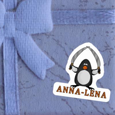 Anna-lena Sticker Penguin Notebook Image