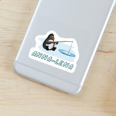 Fishing Penguin Sticker Anna-lena Notebook Image