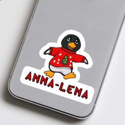 Anna-lena Aufkleber Weihnachtspinguin Notebook Image