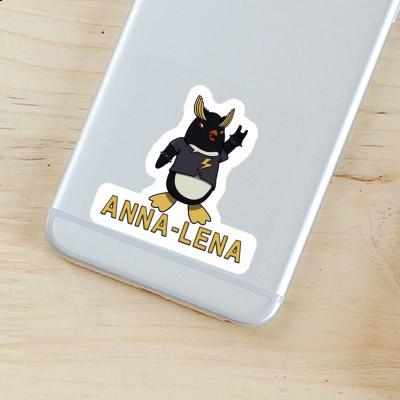 Sticker Anna-lena Rocking Penguin Notebook Image