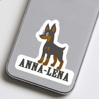 Anna-lena Autocollant Pinscher Laptop Image