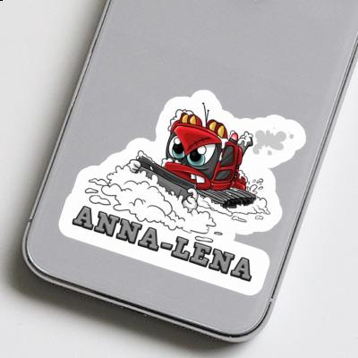 Sticker Snow groomer Anna-lena Gift package Image