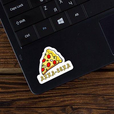 Sticker Anna-lena Slice of Pizza Notebook Image