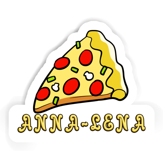 Sticker Anna-lena Slice of Pizza Laptop Image