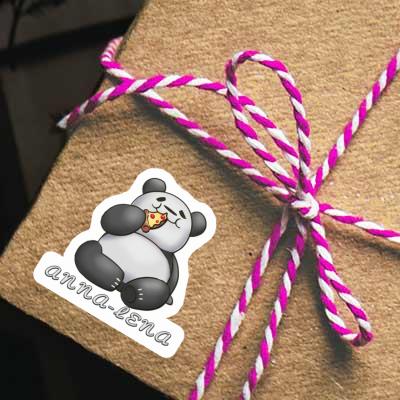 Sticker Anna-lena Pandabear Notebook Image