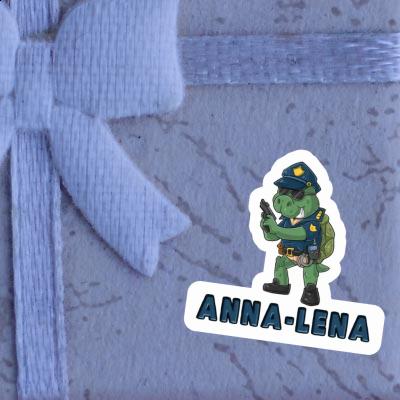 Anna-lena Autocollant Policier Gift package Image