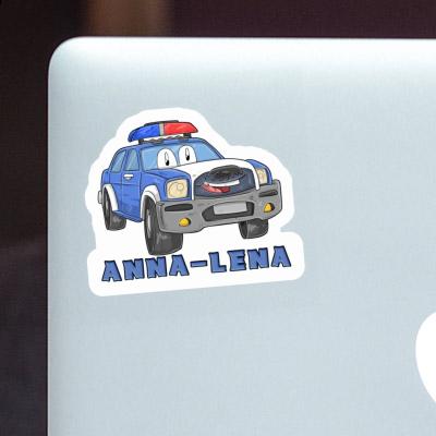 Sticker Police Car Anna-lena Laptop Image