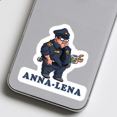 Autocollant Anna-lena Policier Laptop Image