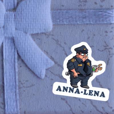 Police Officer Sticker Anna-lena Notebook Image