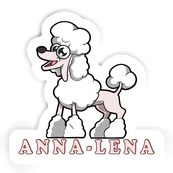 Sticker Anna-lena Poodle Notebook Image