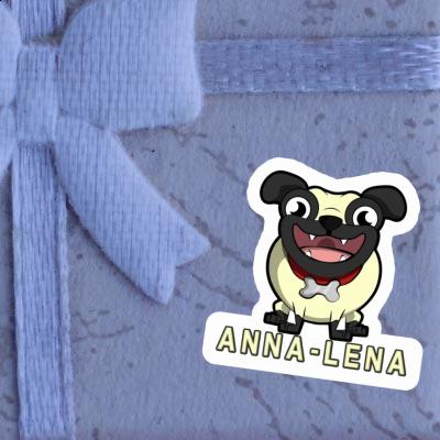 Anna-lena Aufkleber Mops Gift package Image