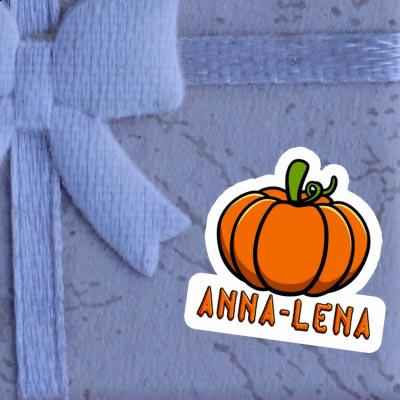 Sticker Anna-lena Pumpkin Laptop Image