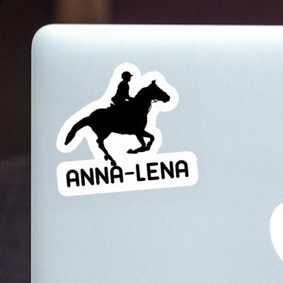 Anna-lena Autocollant Cavalière Image