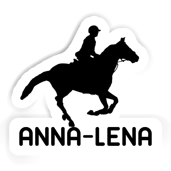 Anna-lena Sticker Horse Rider Image