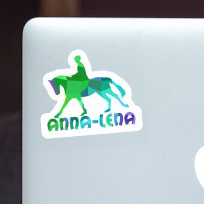 Aufkleber Reiterin Anna-lena Laptop Image