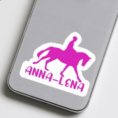 Horse Rider Sticker Anna-lena Notebook Image