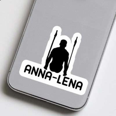 Sticker Ring gymnast Anna-lena Laptop Image
