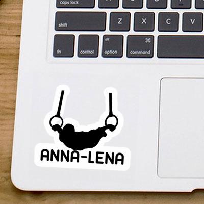Sticker Ring gymnast Anna-lena Laptop Image