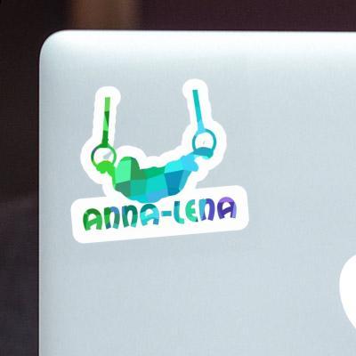 Sticker Anna-lena Ring gymnast Notebook Image