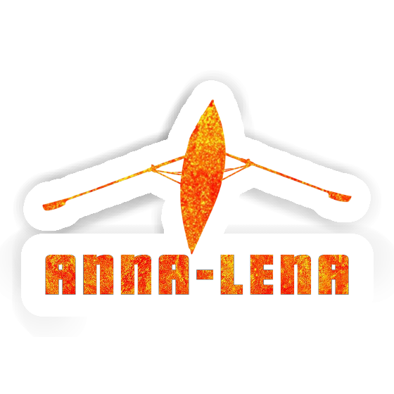 Anna-lena Sticker Ruderboot Notebook Image