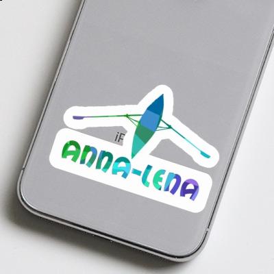 Anna-lena Sticker Ruderboot Laptop Image