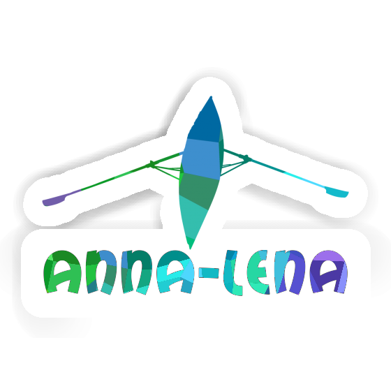 Anna-lena Sticker Ruderboot Laptop Image