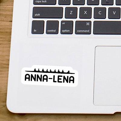 Aufkleber Anna-lena Ruderboot Laptop Image