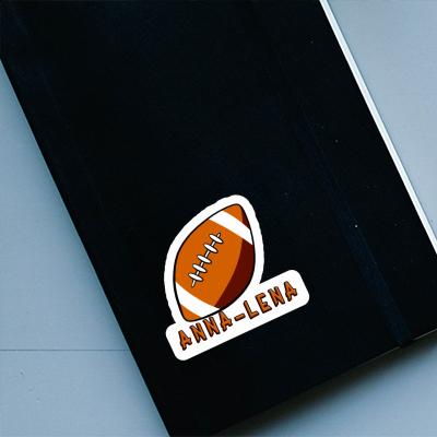 Sticker Anna-lena Rugby Laptop Image