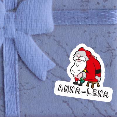 Sticker Anna-lena Weihnachtsmann Gift package Image