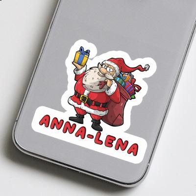 Weihnachtsmann Aufkleber Anna-lena Laptop Image