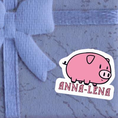 Anna-lena Aufkleber Schwein Image