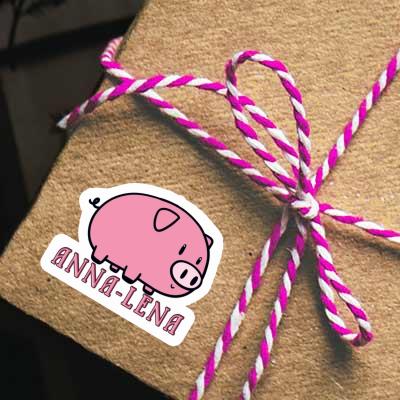 Anna-lena Aufkleber Schwein Gift package Image