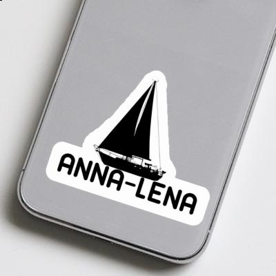 Anna-lena Sticker Segelboot Notebook Image