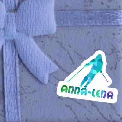 Skifahrerin Aufkleber Anna-lena Image