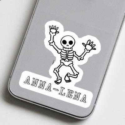 Anna-lena Sticker Skeleton Laptop Image