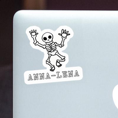 Anna-lena Sticker Skeleton Notebook Image