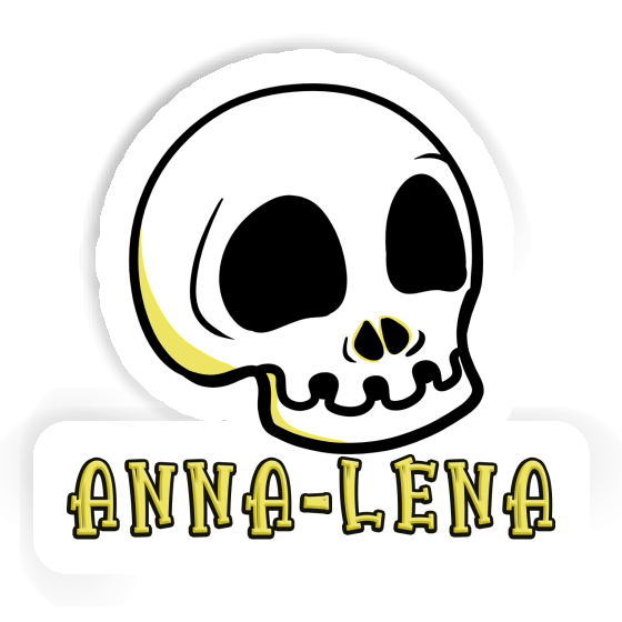 Sticker Anna-lena Totenkopf Notebook Image