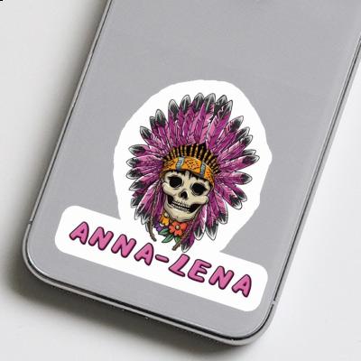 Womens Skull Sticker Anna-lena Laptop Image