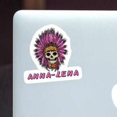 Womens Skull Sticker Anna-lena Laptop Image