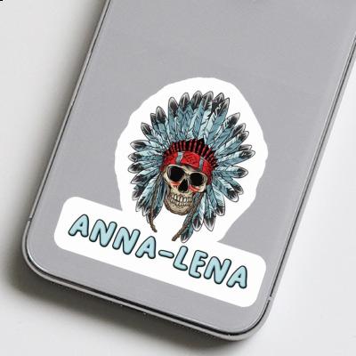 Anna-lena Sticker Indian Skull Notebook Image