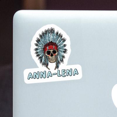 Anna-lena Sticker Indian Skull Notebook Image