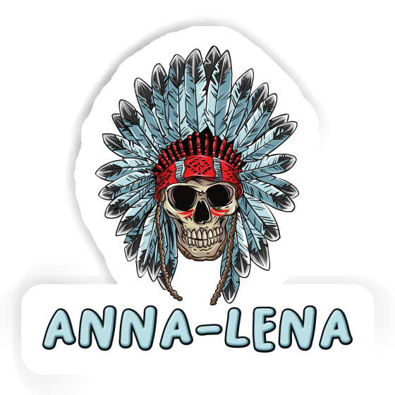 Tête de mort indien Autocollant Anna-lena Gift package Image
