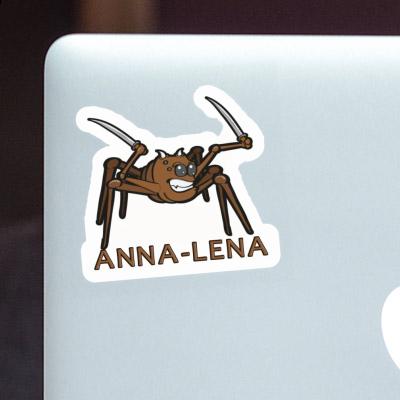 Fighting Spider Sticker Anna-lena Notebook Image