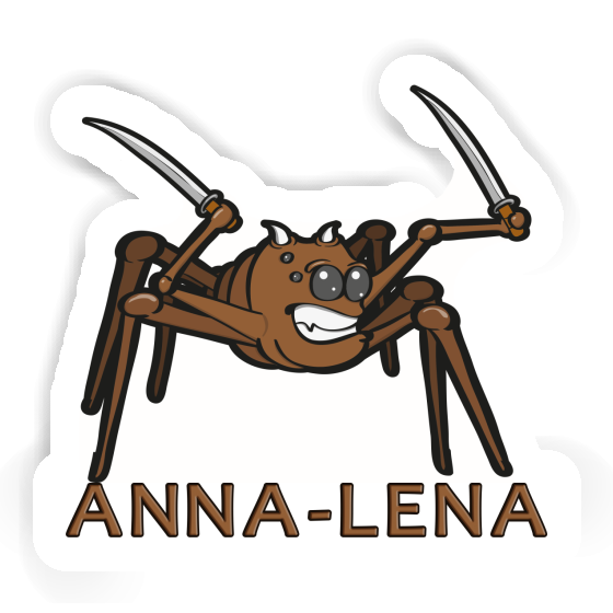 Anna-lena Sticker Kampfspinne Notebook Image