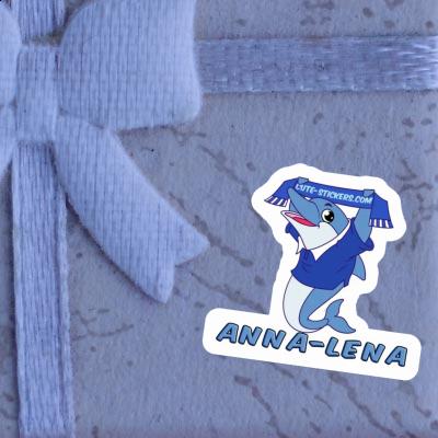 Anna-lena Sticker Dolphin Notebook Image