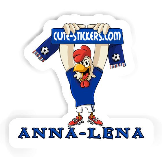 Sticker Anna-lena Rooster Laptop Image